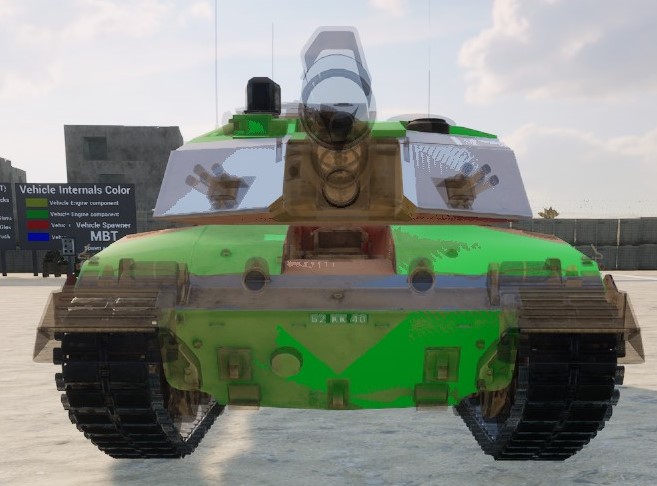 Squad Vehicle Armor + All Weak Points of Vehicles - FV4034 Challenger - 8DE96C3