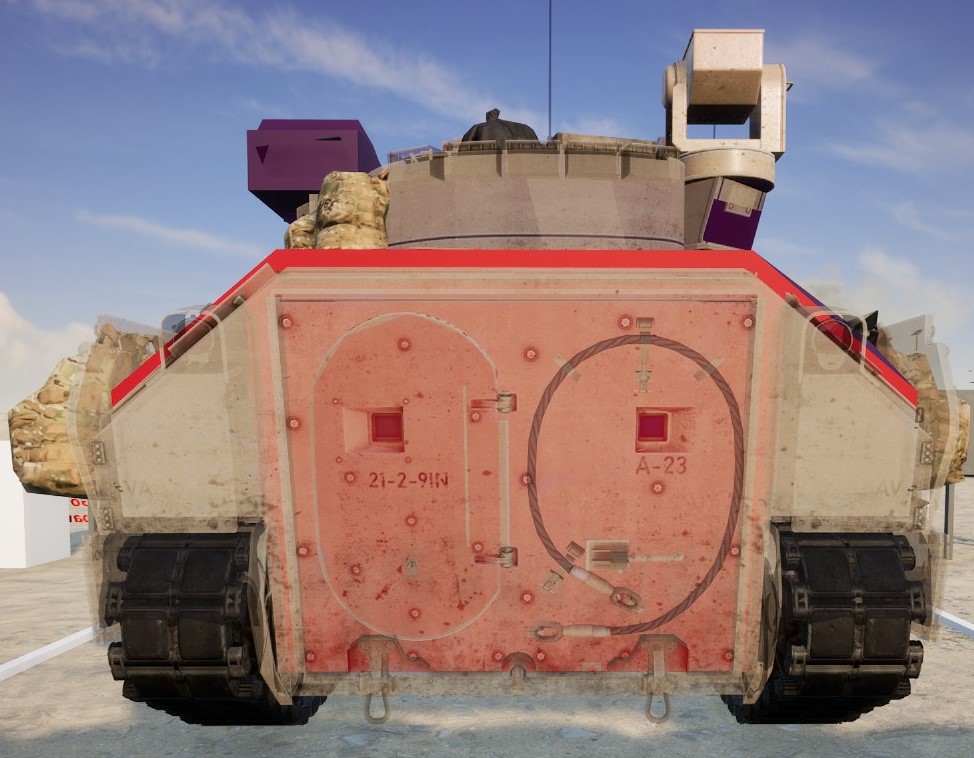Squad Vehicle Armor + All Weak Points of Vehicles - M2A3 Bradley - 0D042C3