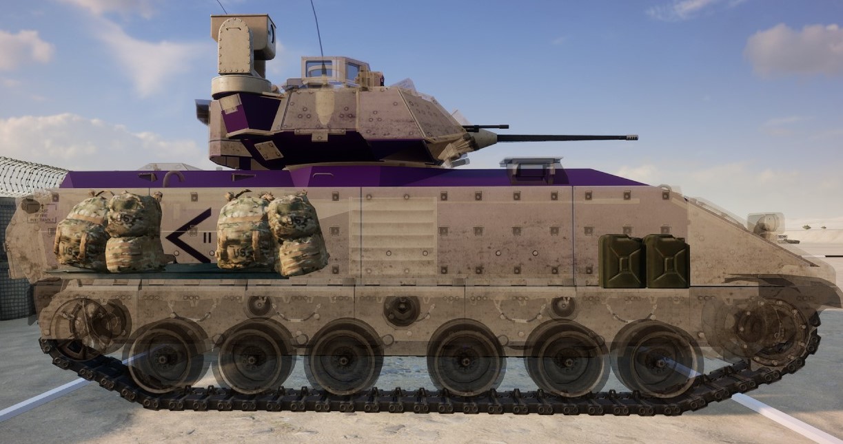 Squad Vehicle Armor + All Weak Points of Vehicles - M2A3 Bradley - A9ED4C2