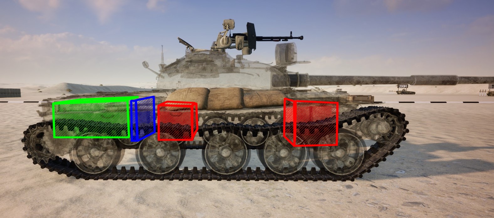 Squad Vehicle Armor + All Weak Points of Vehicles - T-62 - 19327A6