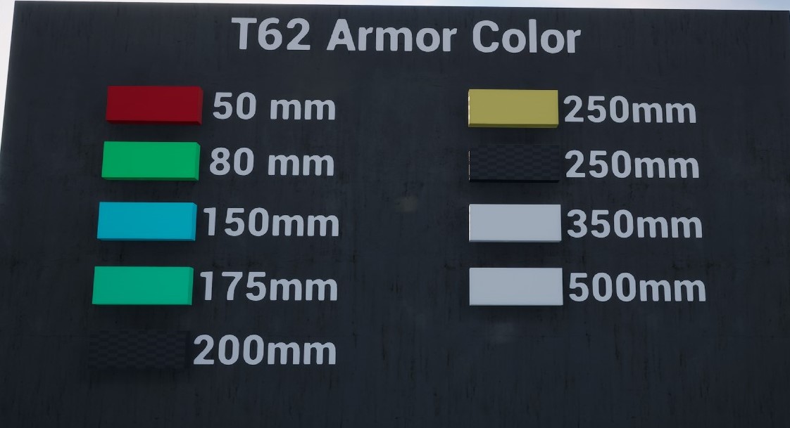 Squad Vehicle Armor + All Weak Points of Vehicles - T-62 - 5CBD16F