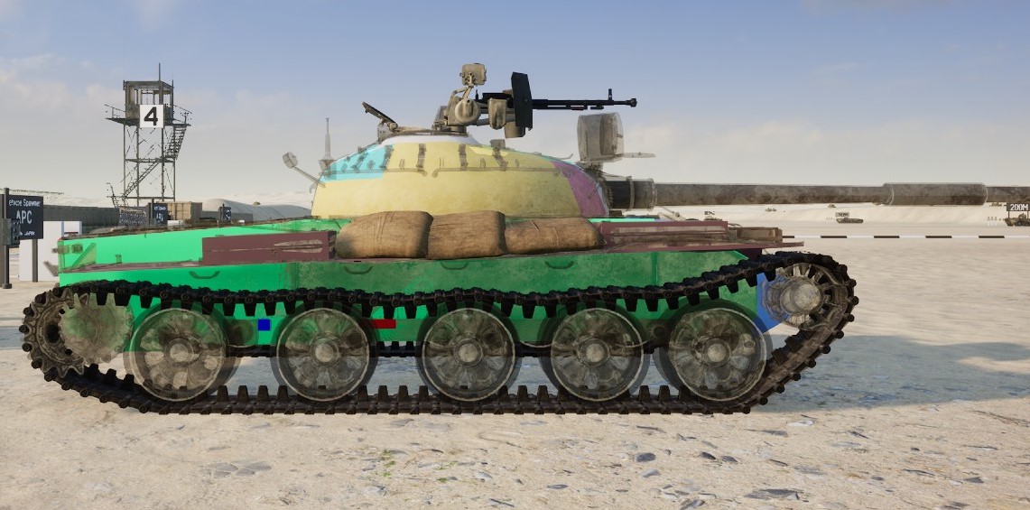 Squad Vehicle Armor + All Weak Points of Vehicles - T-62 - DFB3C33