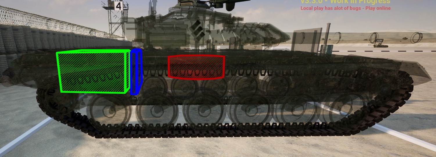 Squad Vehicle Armor + All Weak Points of Vehicles - T-72 - DB382B6