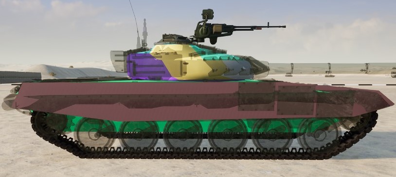 Squad Vehicle Armor + All Weak Points of Vehicles - T-72 - E78ABA9