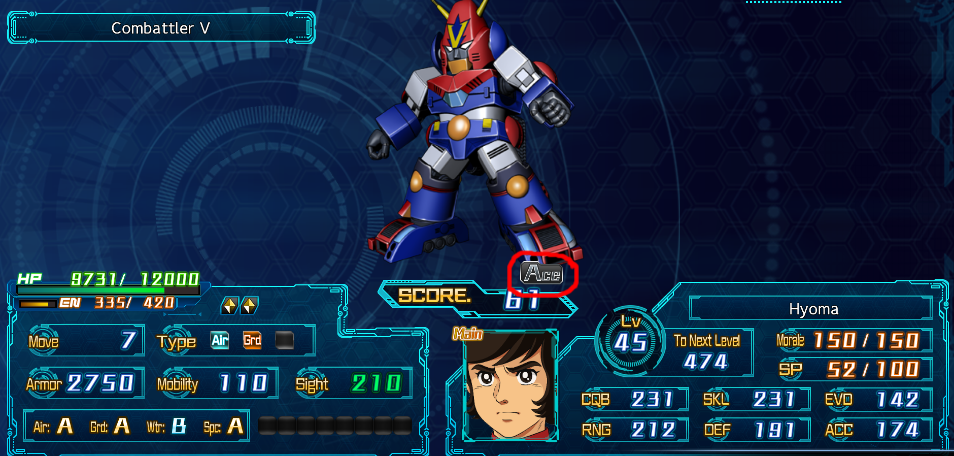 Super Robot Wars 30 Full Walkthrough - 100% Achievements Guide - 3.5. Ace In The Hole - 04BC9ED