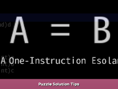 A=B Puzzle Solution Tips 1 - steamsplay.com