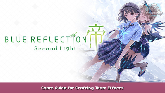 BLUE REFLECTION: Second Light Chart Guide for Crafting Team Effects 1 - steamsplay.com