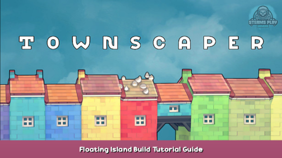 Townscaper Floating Island Build Tutorial Guide 1 - steamsplay.com