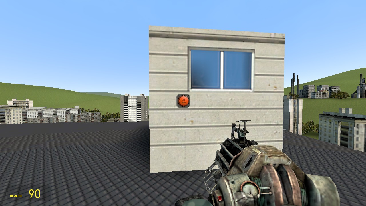 Garry's Mod Secret Cheese Burger Map Location in gm_construct - Pressing the fourth button - D03FD5A