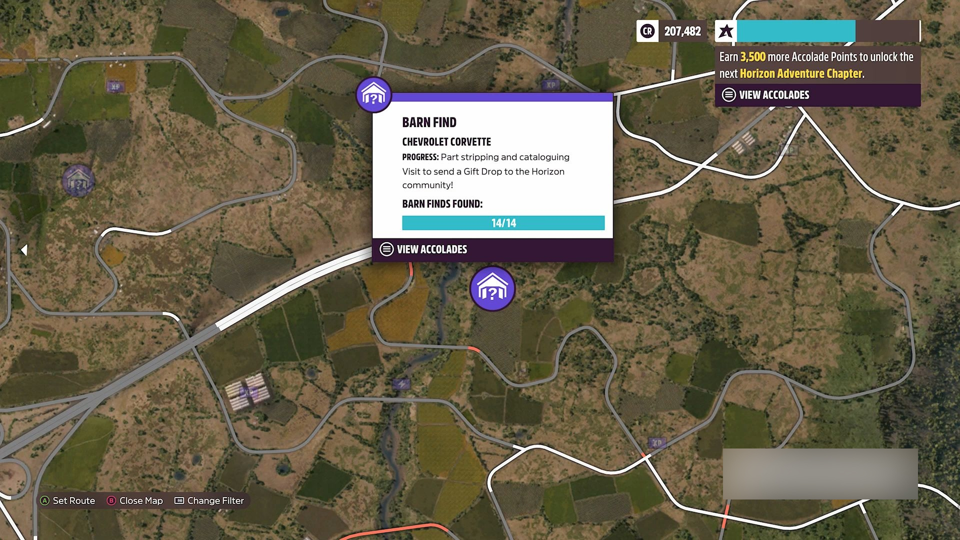 Forza Horizon 5 All Barns Complete Locations Map Guide - Barn Find 8 - 23E6452