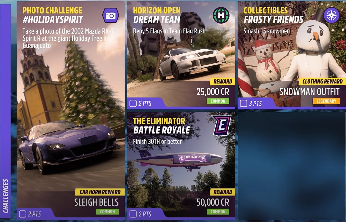 Forza Horizon 5 Festival Playlist Guide - Challenges - BF6AA68