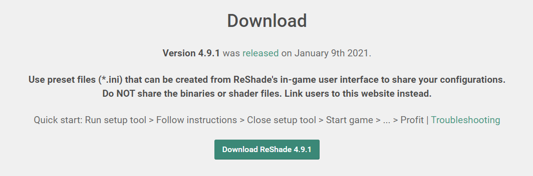 Monster Rancher 1 & 2 DX Reshade Installation Guide - 1) Download Reshade - 867926F