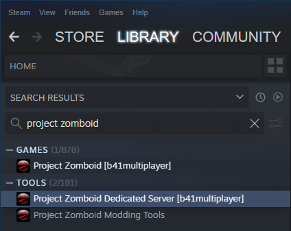 Project Zomboid Configure and Start a Dedicated Server - Getting started - 5693AC1