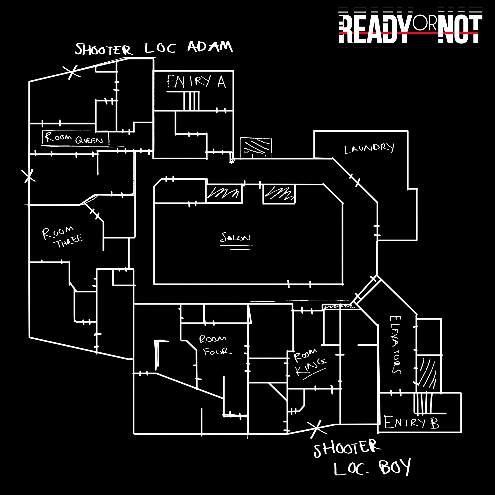 Ready or Not Map Information Guide - Penthouse - B4D15DC