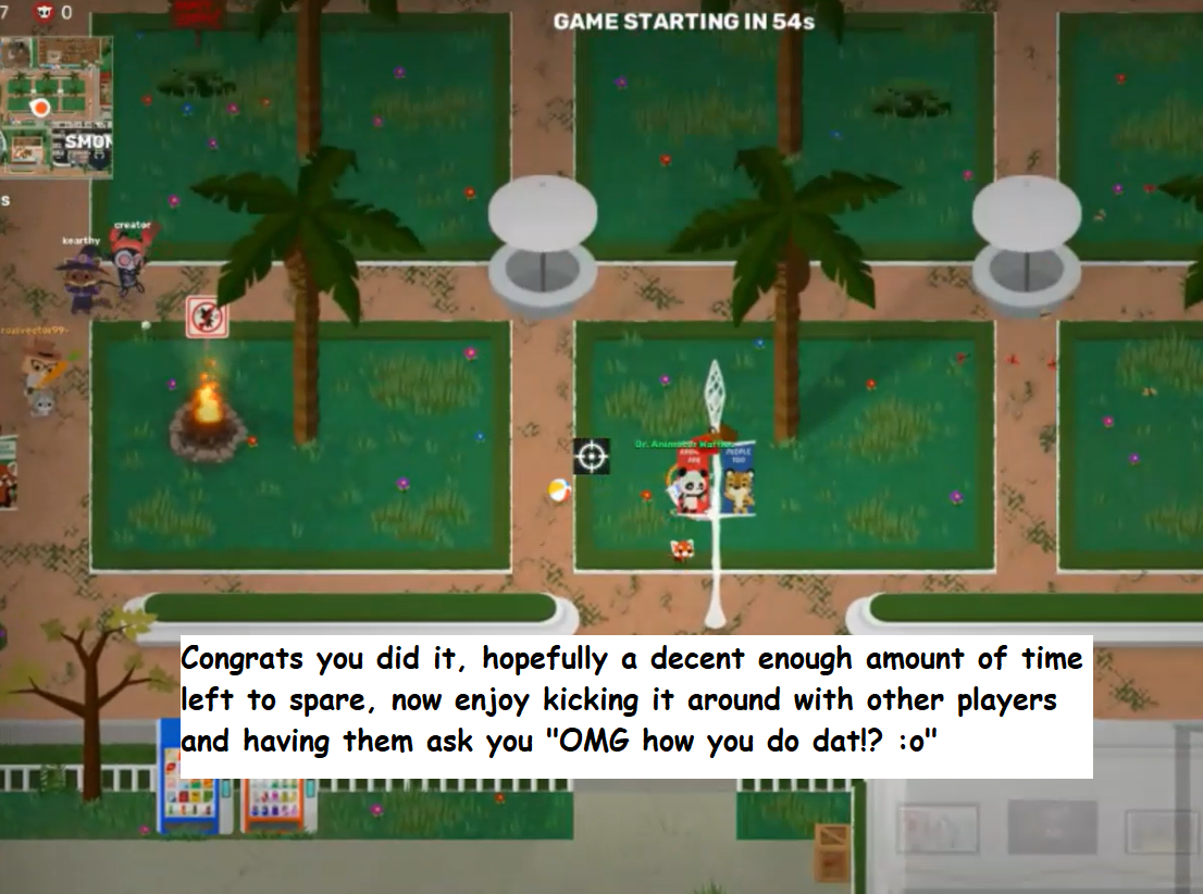 Super Animal Royale How to Get the Beach Ball Into The Lobby Area - The guide - 36D405B