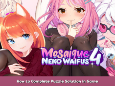 Mosaique Neko Waifus 4 How to Complete Puzzle Solution in Game 1 - steamsplay.com