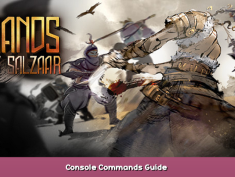 Sands of Salzaar Console Commands Guide 1 - steamsplay.com