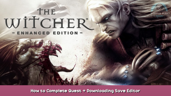 The Witcher: Enhanced Edition How to Complete Quest + Downloading Save Editor 1 - steamsplay.com