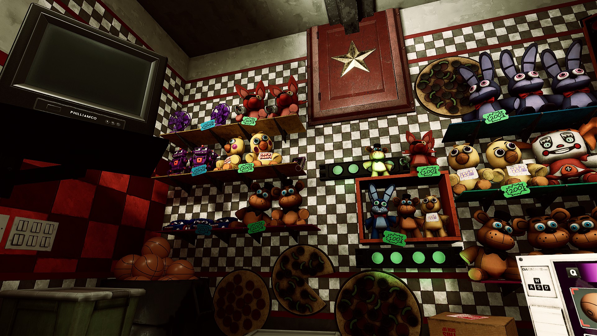 FIVE NIGHTS AT FREDDY'S: HELP WANTED Location for each tape on flat mode - Non VR - Locations - 00E9890