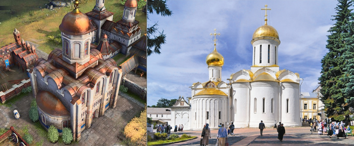 Age of Empires IV All Civilization Landmark Location - The Rus' - DCDCDBA