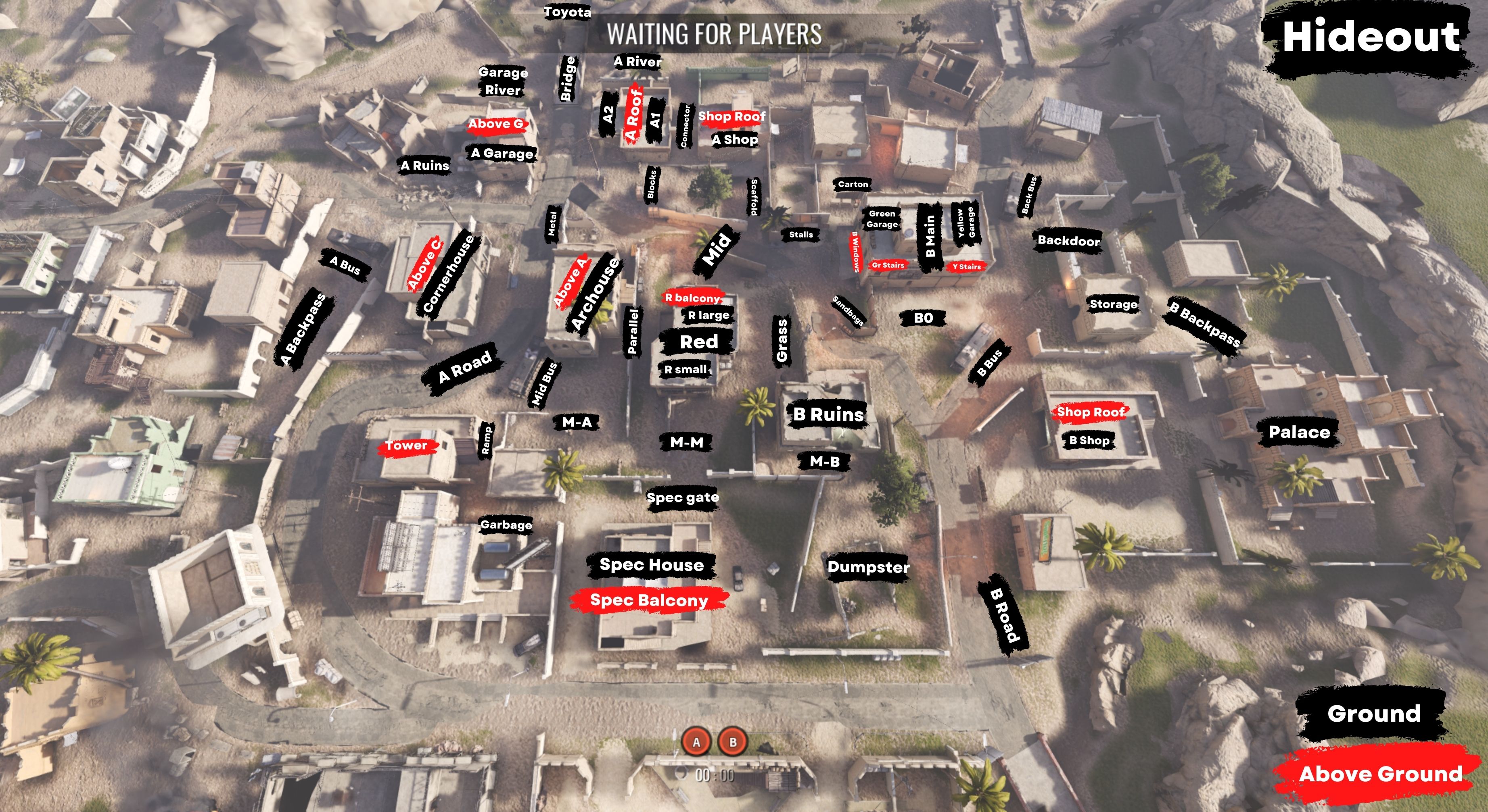 Insurgency: Sandstorm All Callouts in All Maps Guide - HIDEOUT - ABFF89F