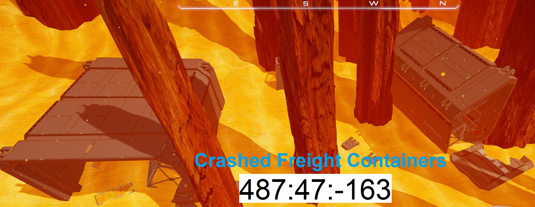 The Planet Crafter: Prologue Crashed Remnants List + Loot Guide - Crashed Freight Containers - 7AB5FA0