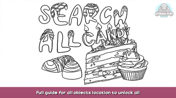SEARCH ALL – CANDY Full guide for all objects location to unlock all the achievements 1 - steamsplay.com