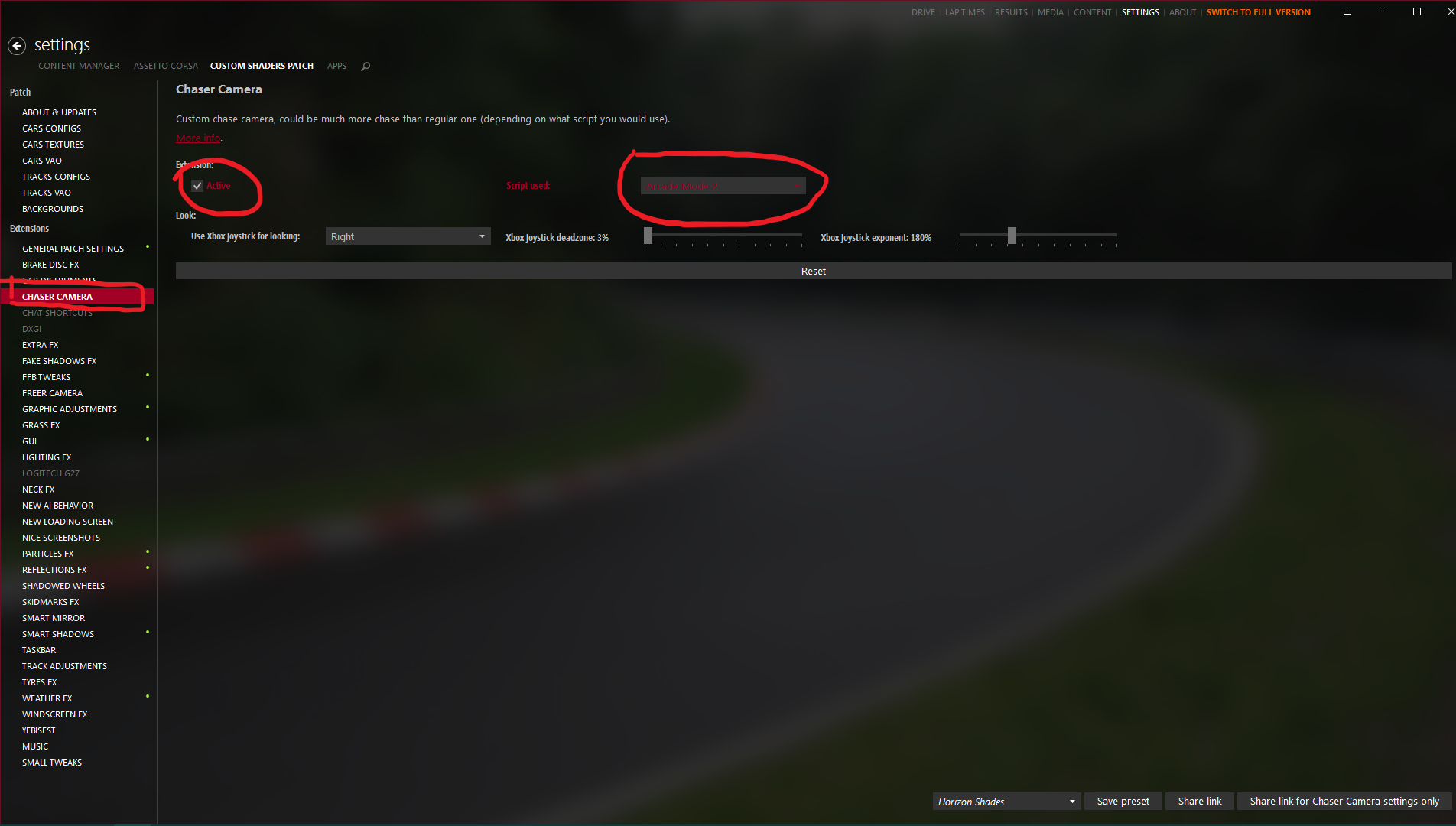 Assetto Corsa Cameras Setup Using Content Manager Steams Play