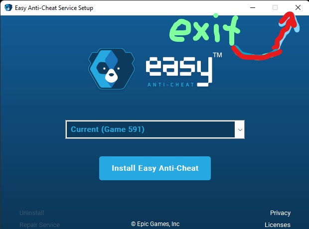 Fall Guys: Ultimate Knockout EasyAntiCheat Loading Issue Bug Fix - Step 7 - F2265AC