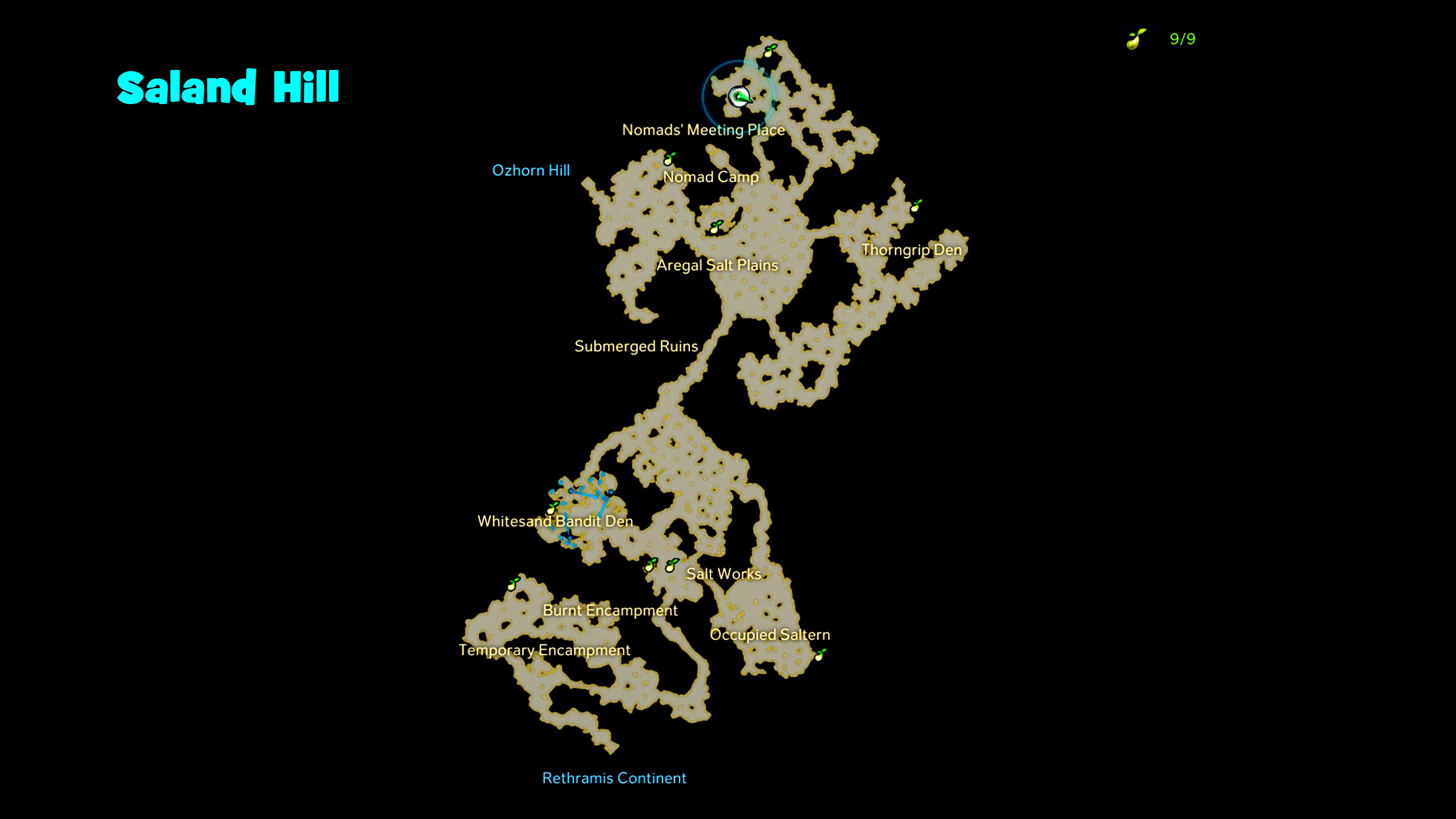 Lost Ark All Maps and Locations - Mokoko Seeds - Saland Hill - 0D7FA17