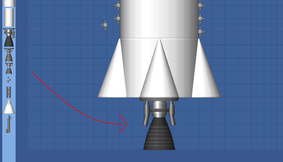 Spaceflight Simulator How to Clip Multiple Engines (Only works with Heat-Damage Off) - How to Clip - 7109D22