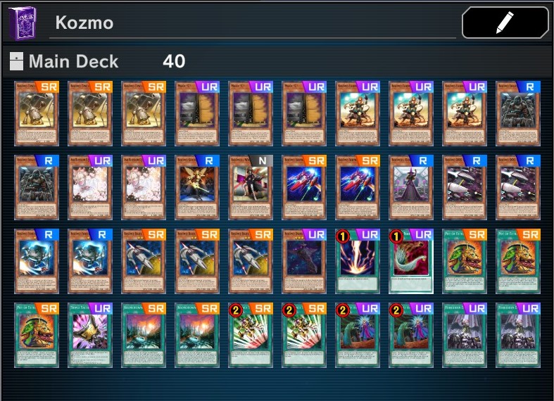 Yu-Gi-Oh! Master Duel Complete Guide to Kozmo - Deck List (W/ Picture) - 86E5E85