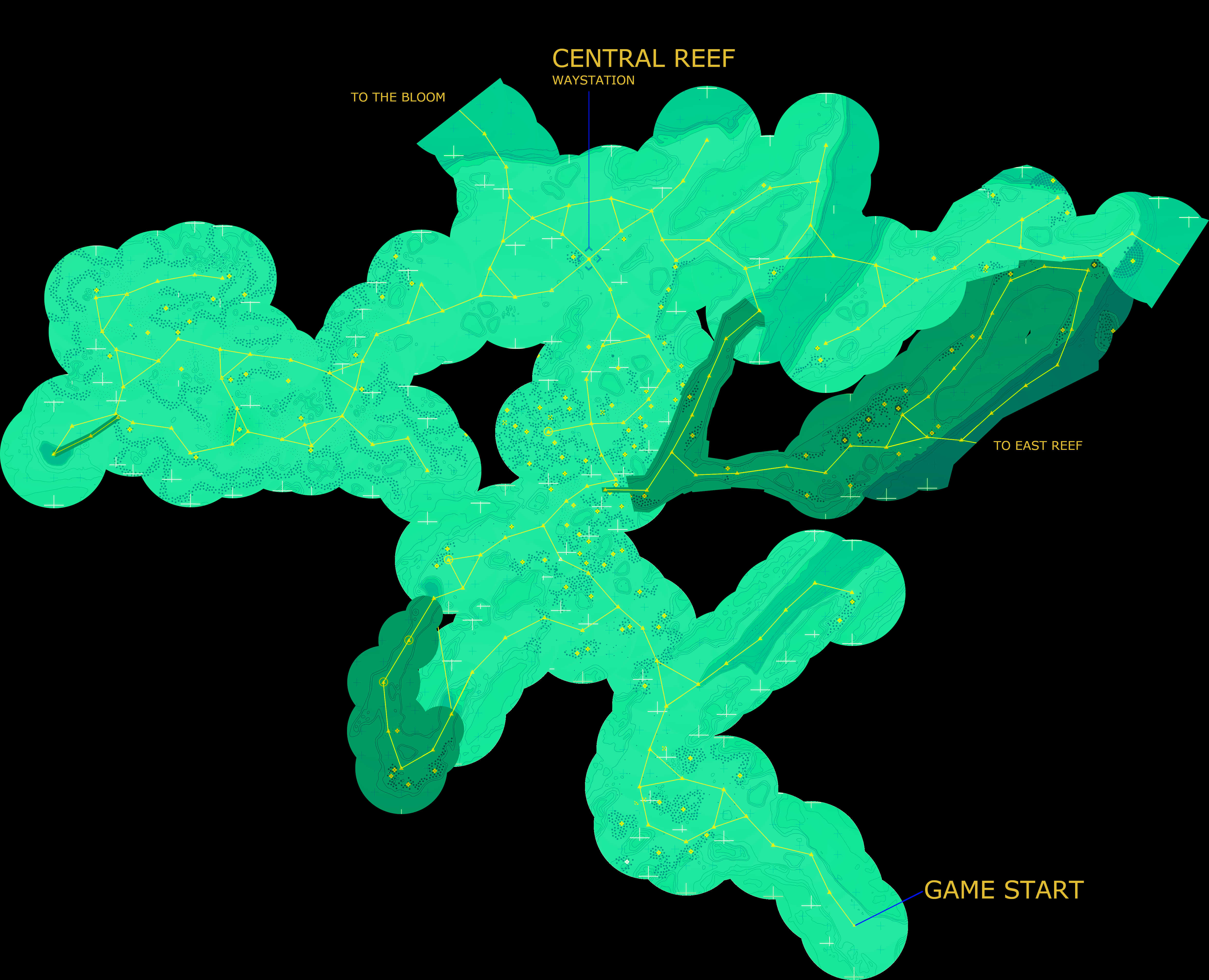 In Other Waters Provides the detailed complete maps - 1. Central Reef - 6E0F7AE