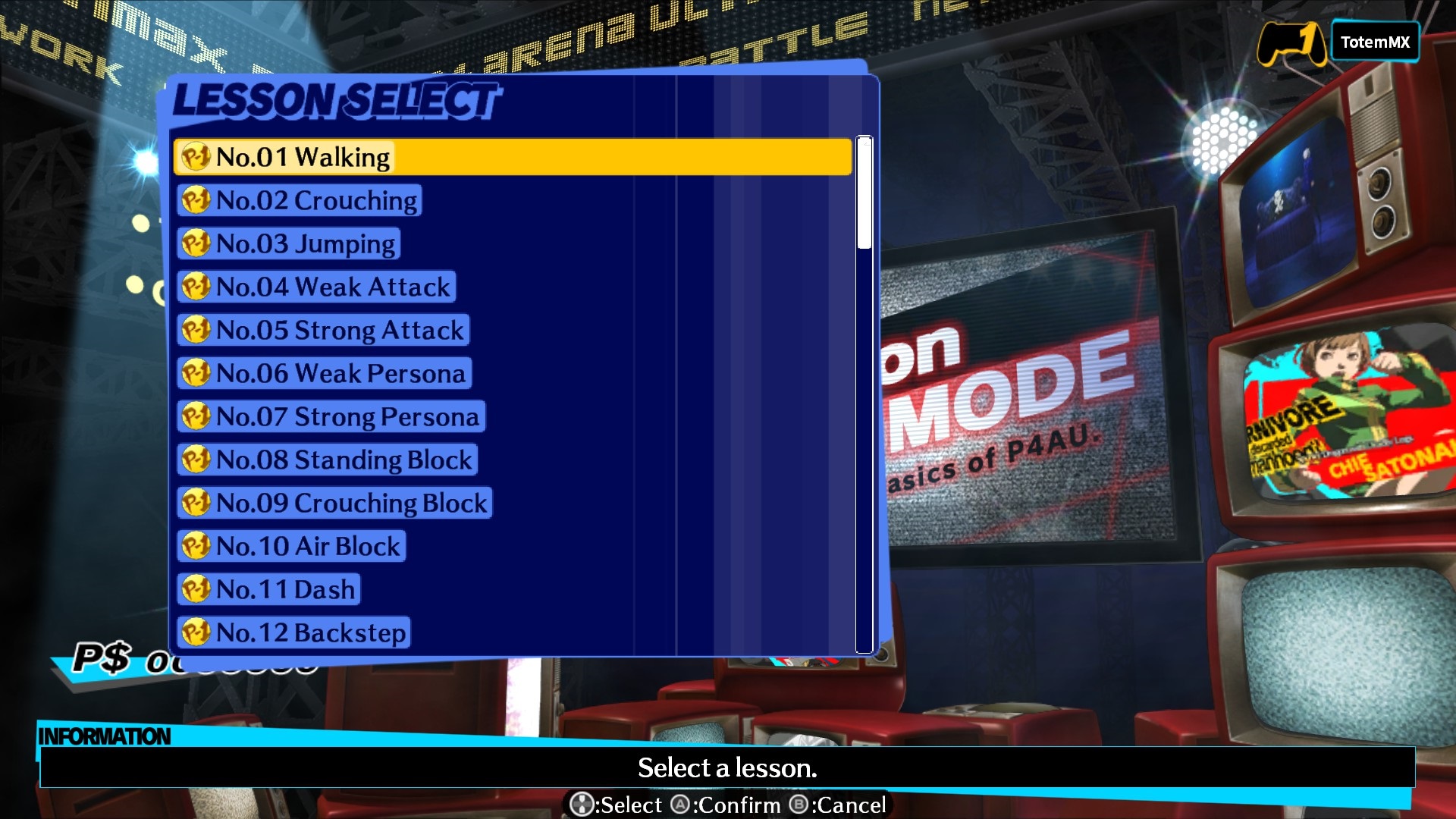 Persona 4 Arena Ultimax 51 Complete All Achievements Walkthrough - Practice Mode - 79B7C13