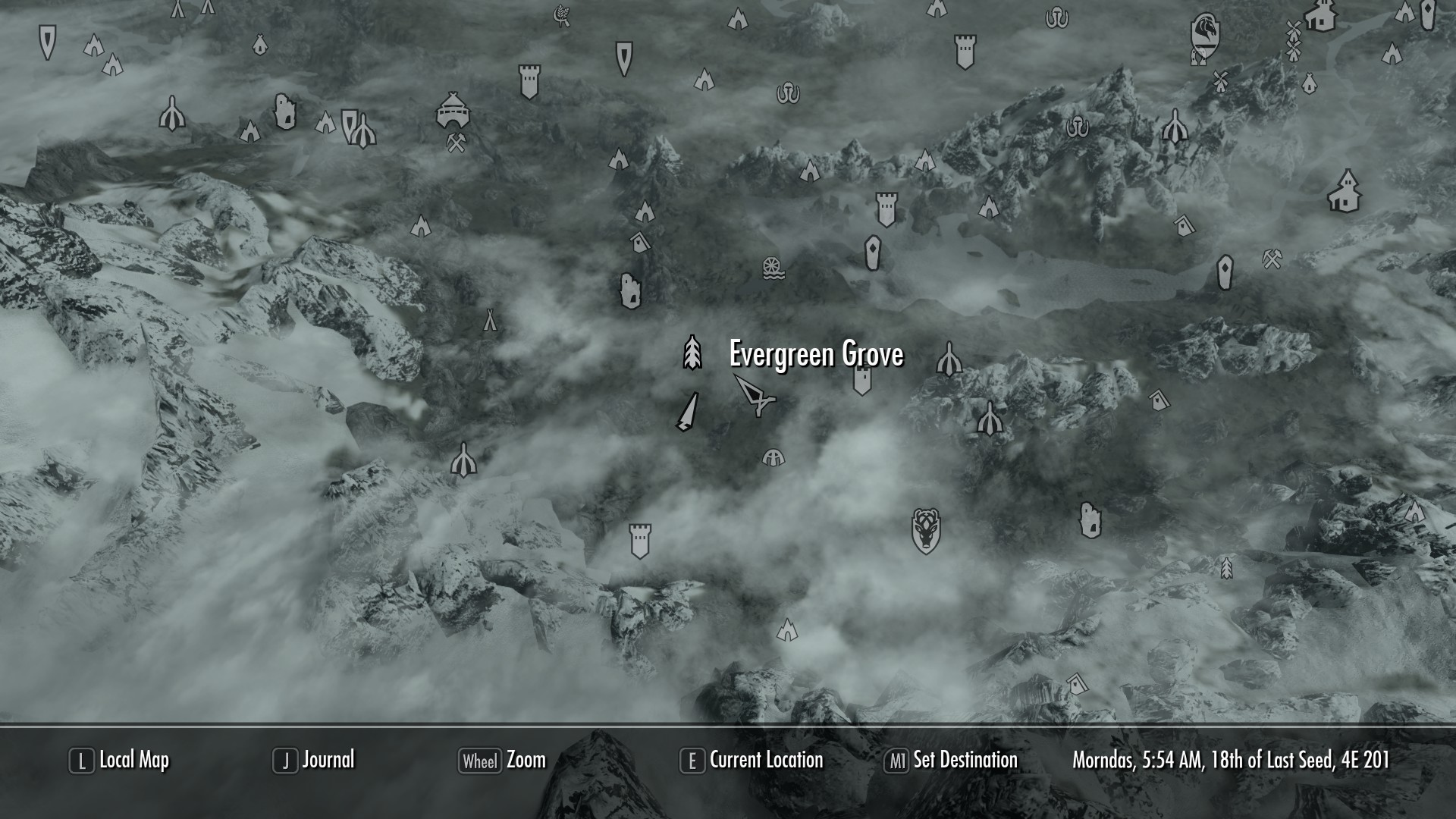 The Elder Scrolls V: Skyrim Special Edition Wild Horses Location Guide - Black Horse - 6E7B433