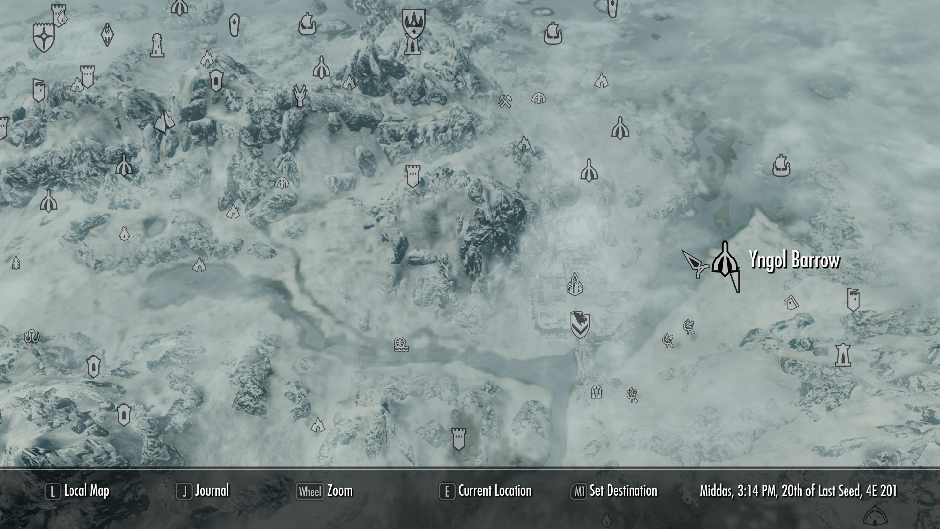 The Elder Scrolls V: Skyrim Special Edition Wild Horses Location Guide - Pale Mare - C5CE929