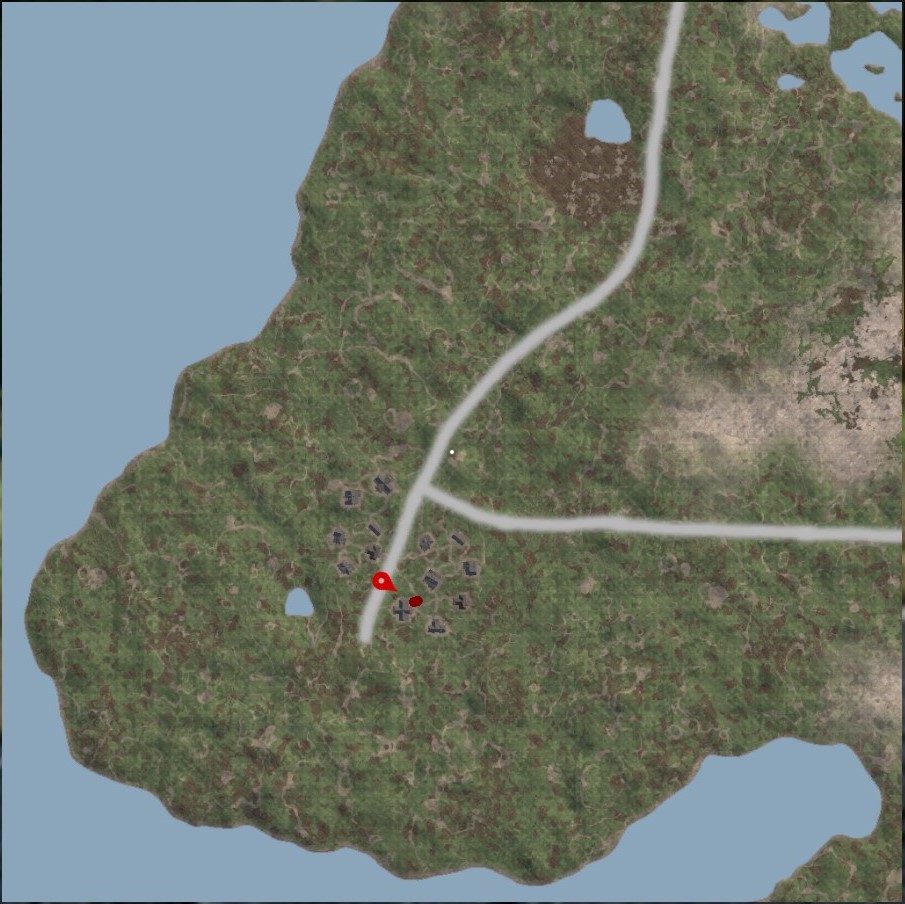 The Infected V12 Truck Locations - Village 5 - 341F4BA