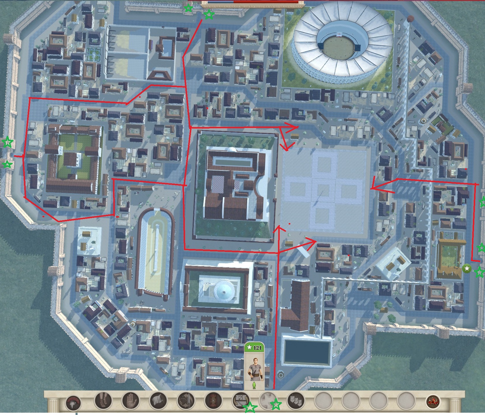 Total War: ROME REMASTERED Defense Guide for Romans and Greeks Strategy - But wait, there is more. As it turns out the overall city layout is also much superior for level 4 cities as well! - 34D3B04
