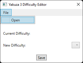 Yakuza 3 Remastered How to change the difficulty level in Yakuza 3 - Step 3: - 59E5E04
