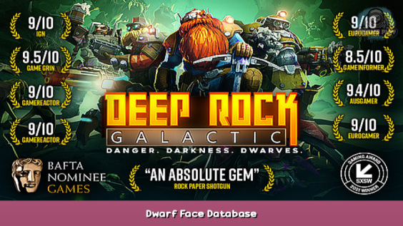 Deep Rock Galactic Dwarf Face Database 1 - steamsplay.com