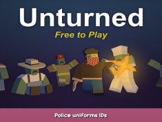 Unturned Police uniforms IDs 1 - steamsplay.com