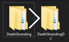 DEATH STRANDING DIRECTOR'S CUT How to Import an old save from the original game - Open save folder - 72B64CC