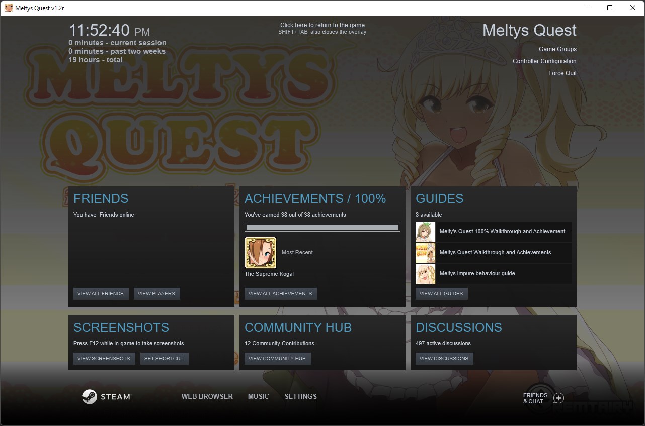 Meltys Quest How to Enable Steam Overlay - How to Enable Steam Overlay - F434256
