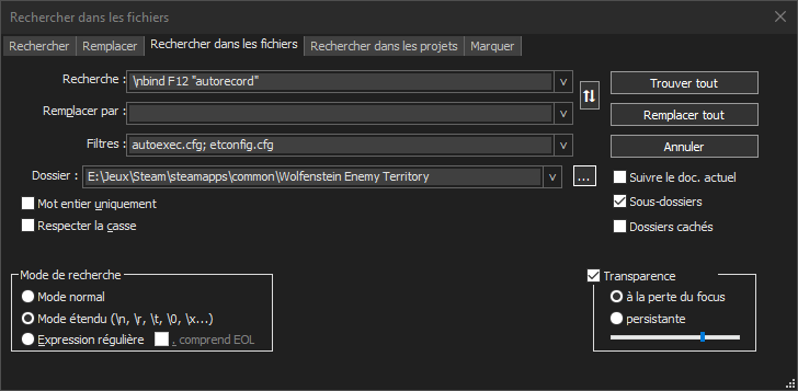 Wolfenstein: Enemy Territory How to Port Enemy Territory Install in Steam - Adapting your CFG files - 30DB754