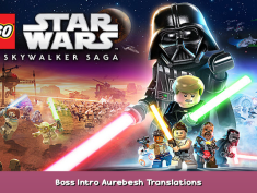 LEGO® Star Wars™: The Skywalker Saga Boss Intro Aurebesh Translations 1 - steamsplay.com