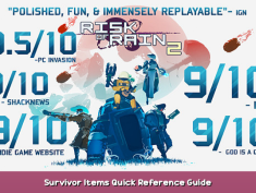Risk of Rain 2 Survivor Items Quick Reference Guide 1 - steamsplay.com