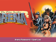 The Elder Scrolls: Arena Arena Password + Spell List 1 - steamsplay.com