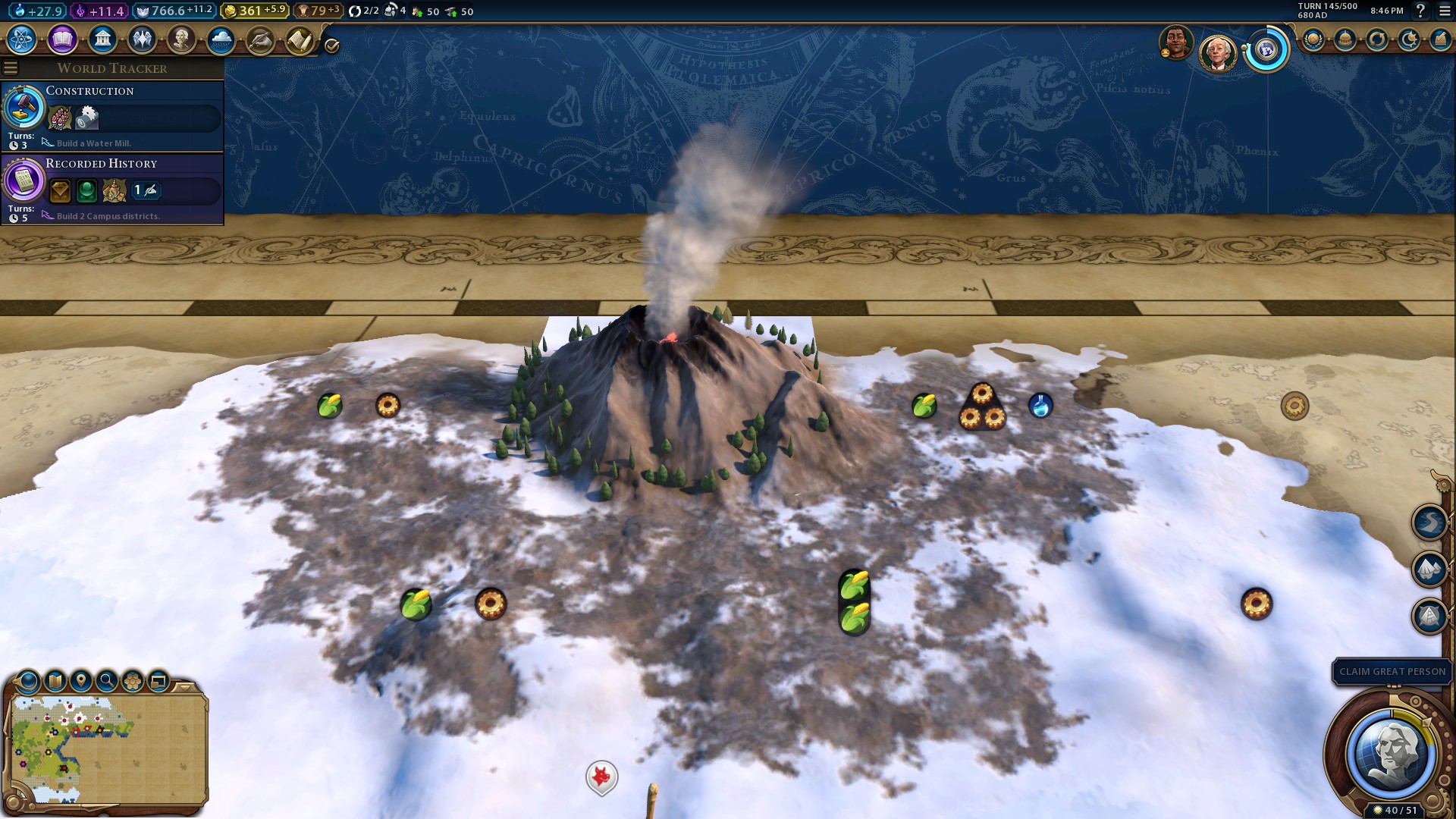 Sid Meier's Civilization VI Tundra Guide - Volcanos - 62CAFB7
