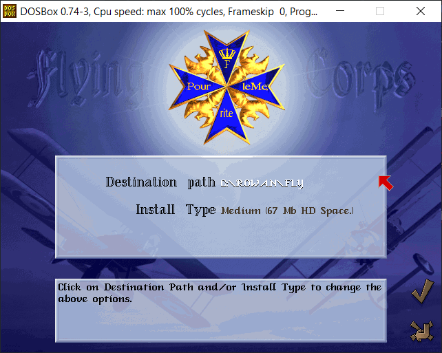 Flying Corps How to Launch the Game + Config - 3: Installing The Game - FF4C14C