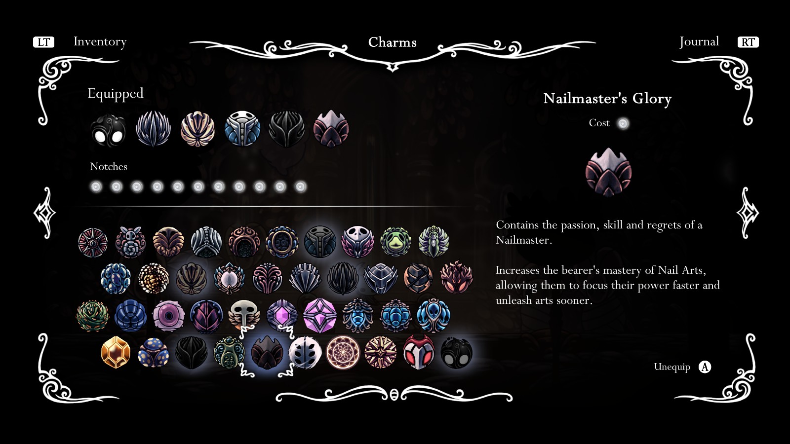 Hollow Knight Charms Strategy & Builds Guide - Example builds - E727423